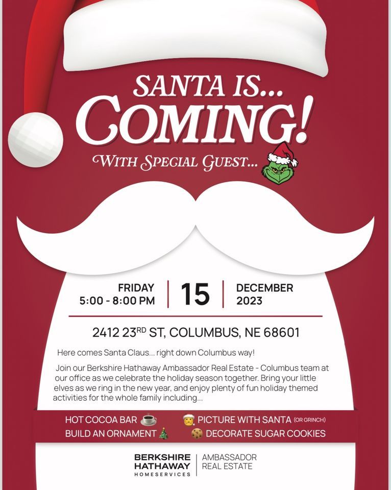 Santa is coming to Berkshire Hathaway HomeServices Ambassador in