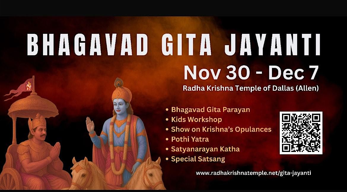 Bhagavad Gita Jayanti, 30 November | Event in Allen | AllEvents