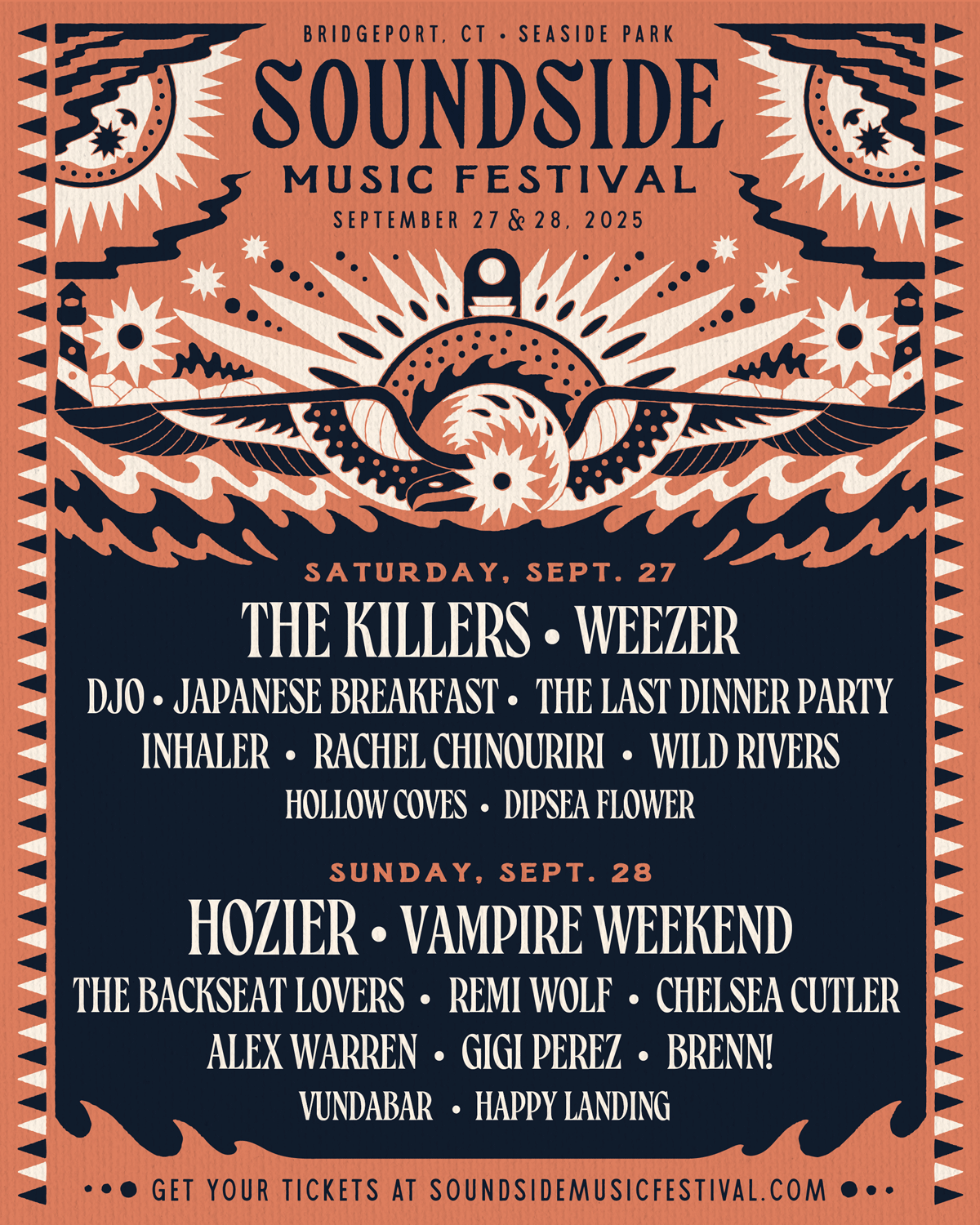 Soundside Music Festival - Saturday at Seaside Park - CT, 27 September | Event in Bridgeport | AllEvents