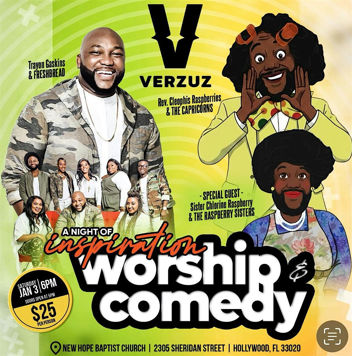 A NIGHT OF INSPIRATION COMEDY & WORSHIP, 3 January | Event in Hollywood | AllEvents