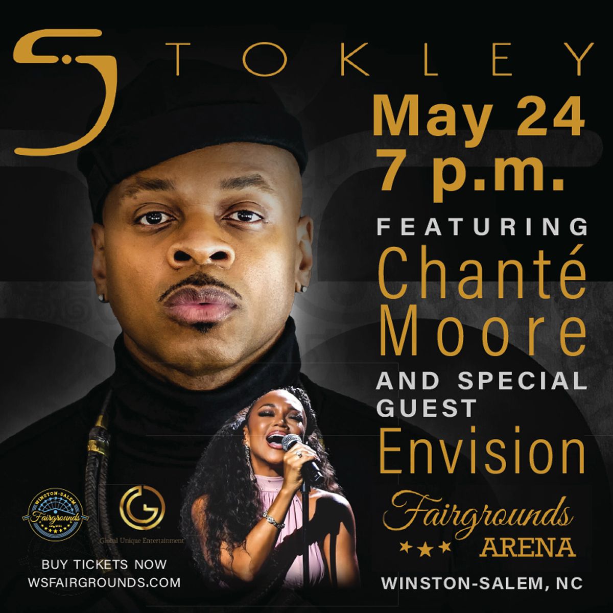 Stokley  Chante Moore & Envision, 23 May | Event in Winston Salem | AllEvents