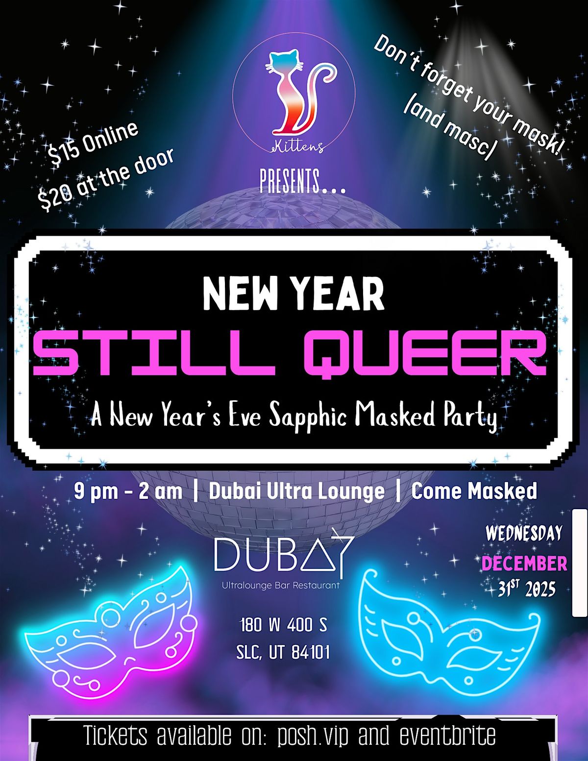 New Year, Still Queer!, 31 December | Event in Salt Lake City | AllEvents