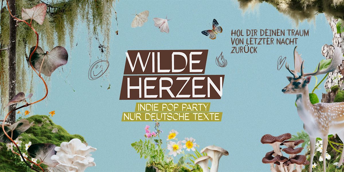 Wilde Herzen • Indie Pop Party mit deutschen Texten • Kantine Augsburg, 9 January | Event in Augsburg