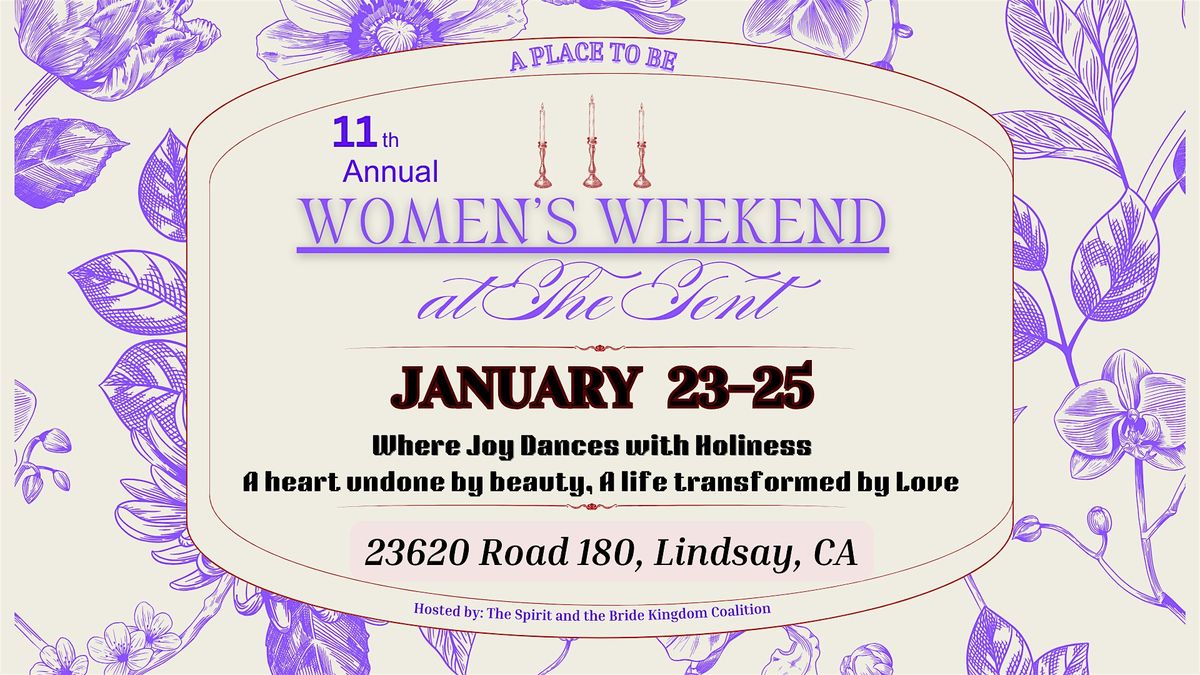A Place to “BE”  A Women’s Weekend at The Tent 2026