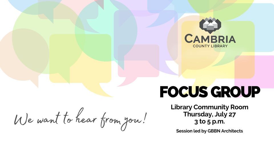 Focus Group with GBBN Architects Renovations & the Librarys