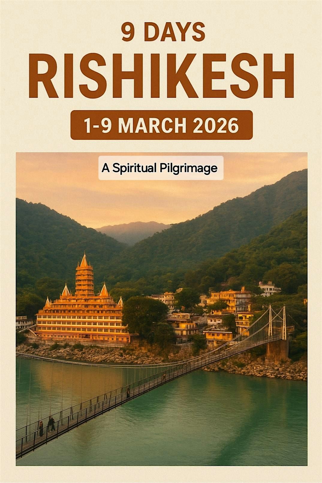 India travel. Spiritual Pilgrimage Rishikesh, 1 March | Event in Rishikesh | AllEvents