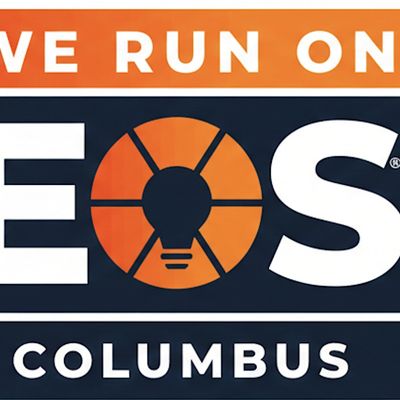 We Run on EOS - Columbus logo