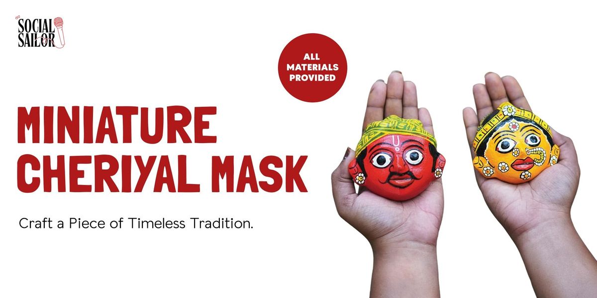 Miniature Cheriyal Mask - Mumbai