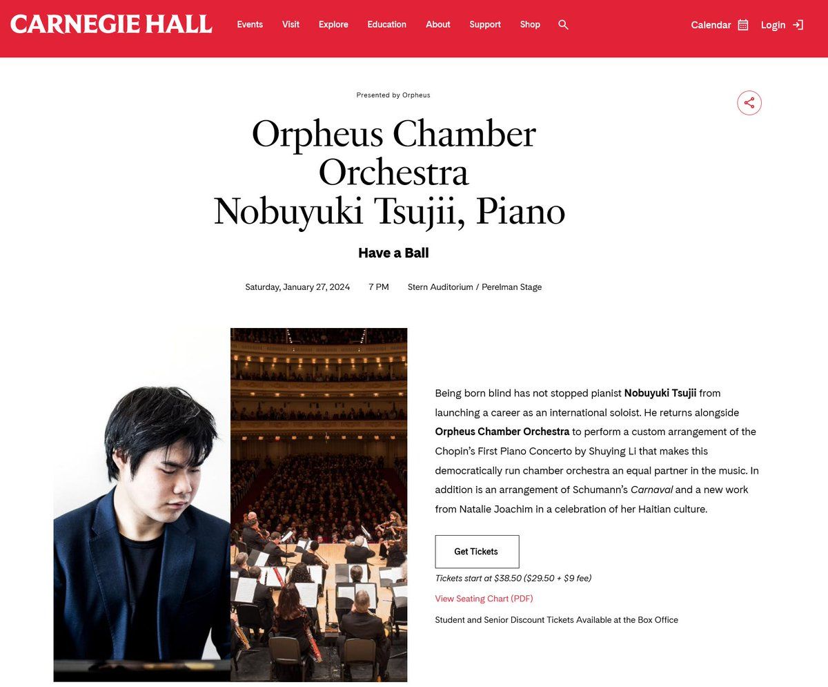 Nobuyuki Tsujii at Zellerbach Auditorium, 30 October | Event in Berkeley | AllEvents