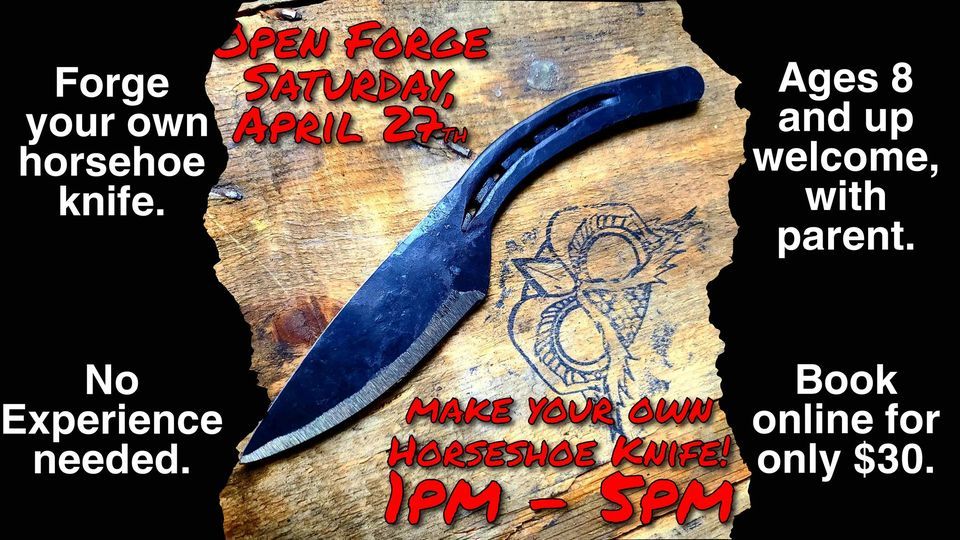 Open Forge Open Forge at Night Owl Iron Works, Night Owl Iron Works, Rutherfordton ...