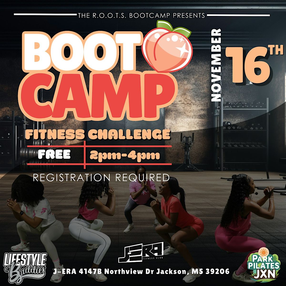 The R.O.O.T.S Bootcamp, 16 November | Event in Jackson | AllEvents