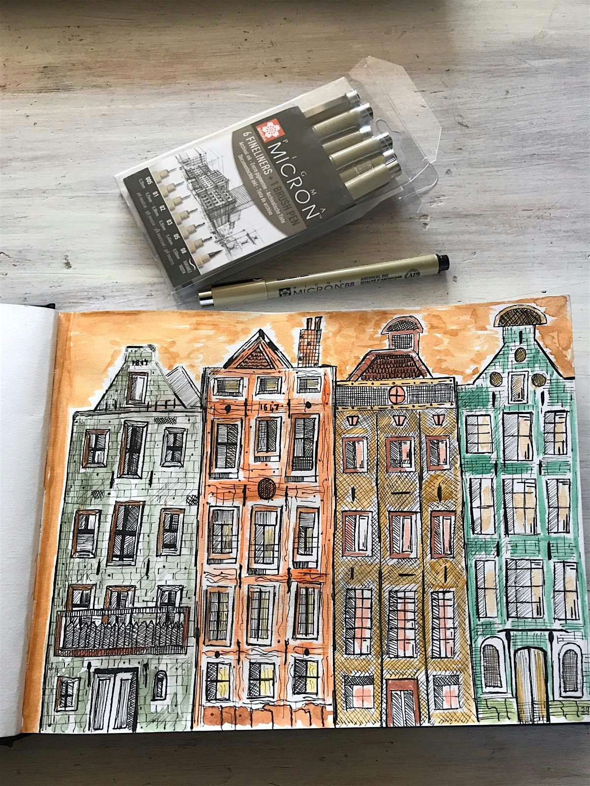 Ink Pen & Watercolour Workshop: Dutch landscapes | Event in Amsterdam | AllEvents