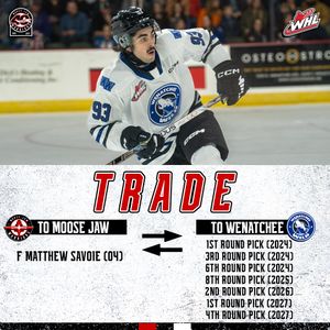 Moose Jaw Warriors at Wenatchee Wild at Town Toyota Center