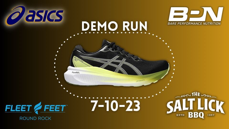 ASICS Demo Run at The Salt Lick BBQ with Bare Performance Nutrition