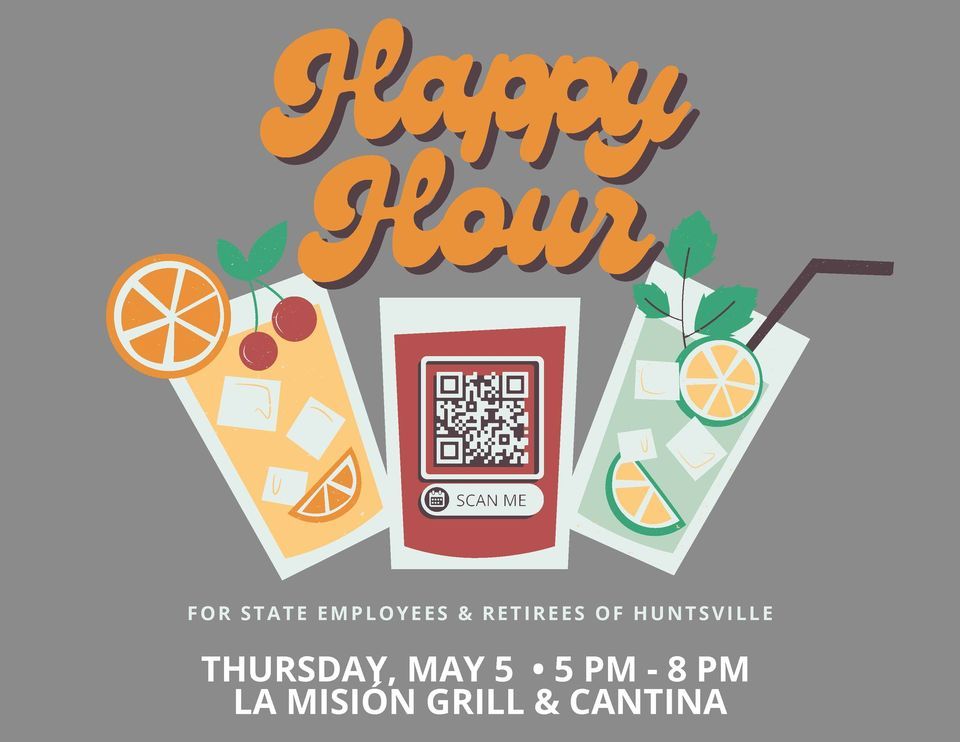 Huntsville Happy Hour for State Employees & Retirees, La Misión Grill & Cantina, Huntsville, May 5 2022 | AllEvents.in | AllEvents.in Huntsville Happy Hour for State Employees & Retirees, 5 May | Event in Huntsville | AllEvents.in