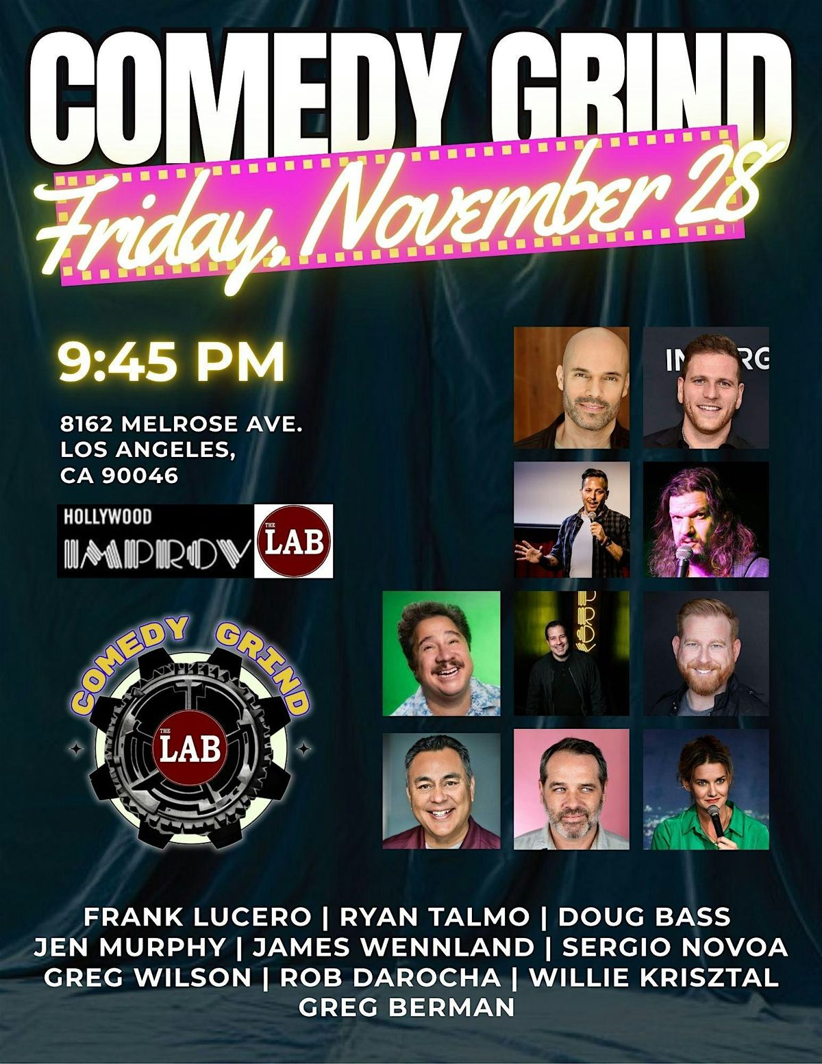 Free 10 tickets COMEDY GRIND Standup comedy show | Event in Los Angeles | AllEvents