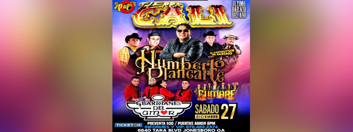 TIERRA CALI, HUMBERTO PLANCARTE Y MAS EN JONESBORO, 27 December | Event in Jonesboro | AllEvents