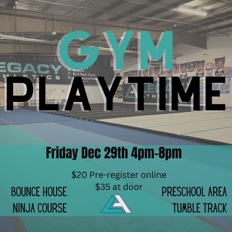 Gym Playtime , Legacy Athletics, Janesville, December 29 2023