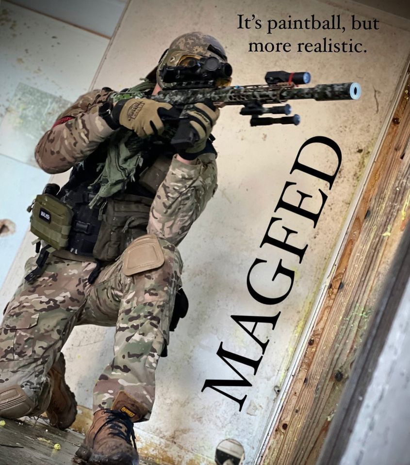 Splatoon Magfed Walk on, Splatoon Paintball & Airsoft Center, Wickford