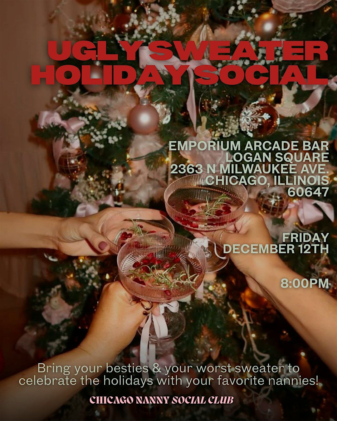 Ugly Sweater Holiday Social, 12 December | Event in Chicago | AllEvents