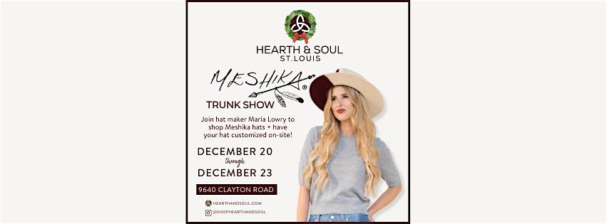 Meshika Trunk Show, 20 December | Event in St. Louis | AllEvents