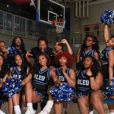 Code Bleu Cheerleading logo