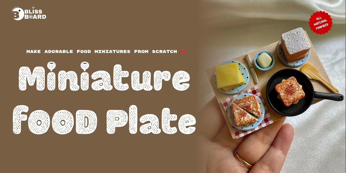 Clay Miniature Food Plate