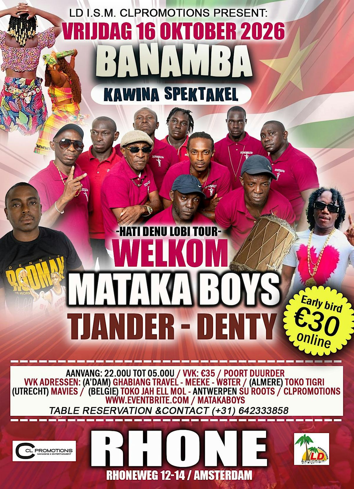 MATAKA BOYS RHONE, Rhone, Amsterdam, 16 October to 17 October | AllEvents