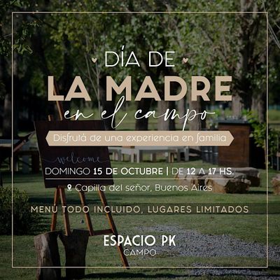 Celebro RSVP para Espacio PK-Campo