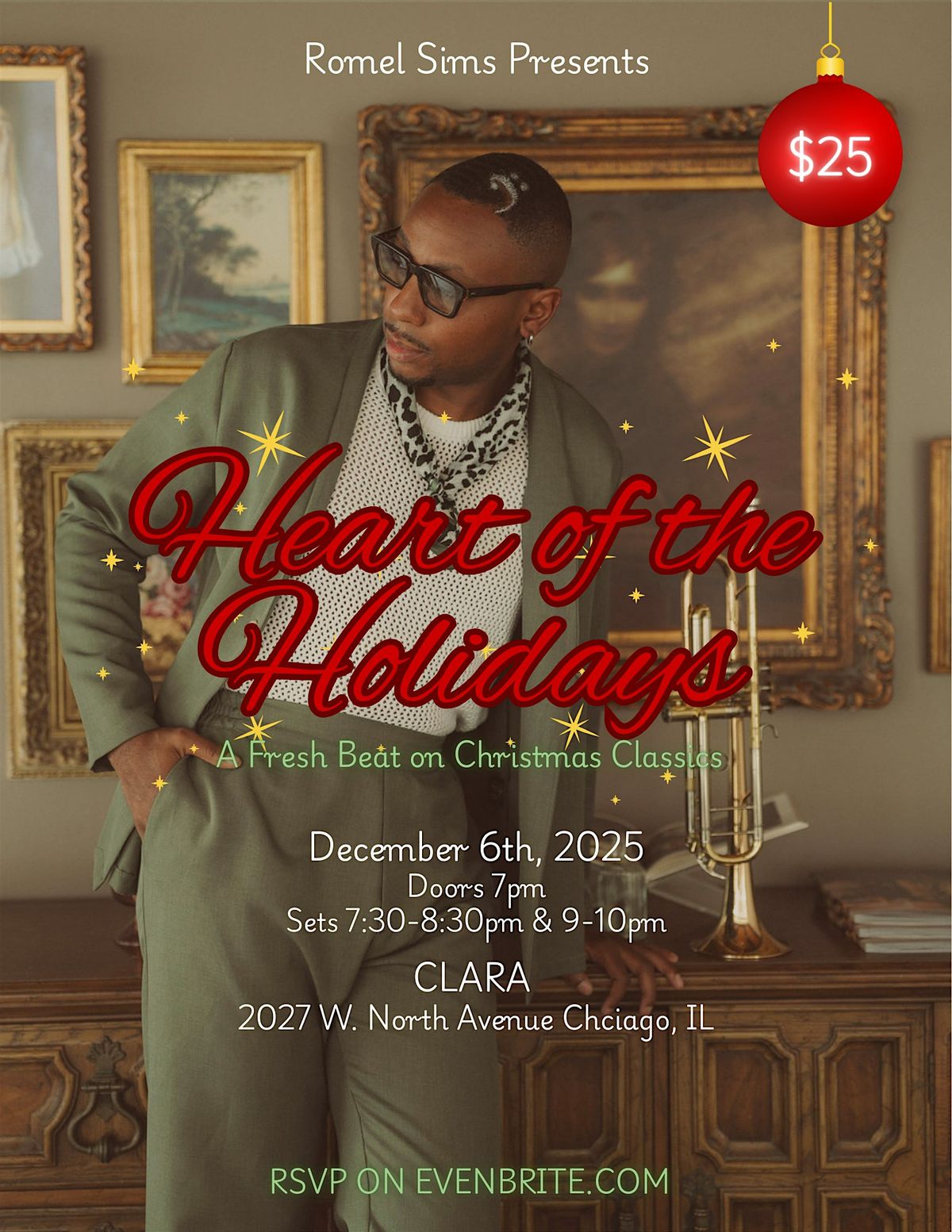 Heart of the Holidays: A Fresh Beat on Christmas Classics, 6 December | Event in Chicago | AllEvents
