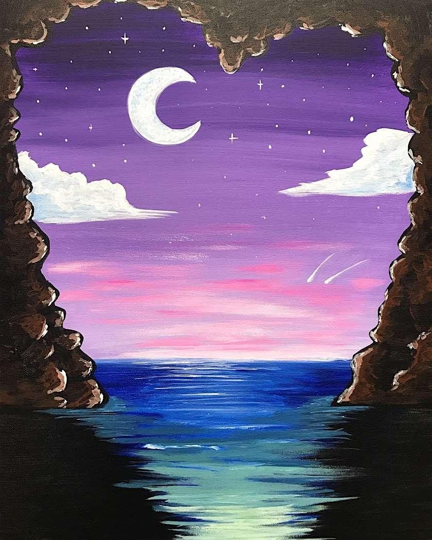 Stress-free Paint Event - Paradise Cove At Midnight - St. Charles, IL ...