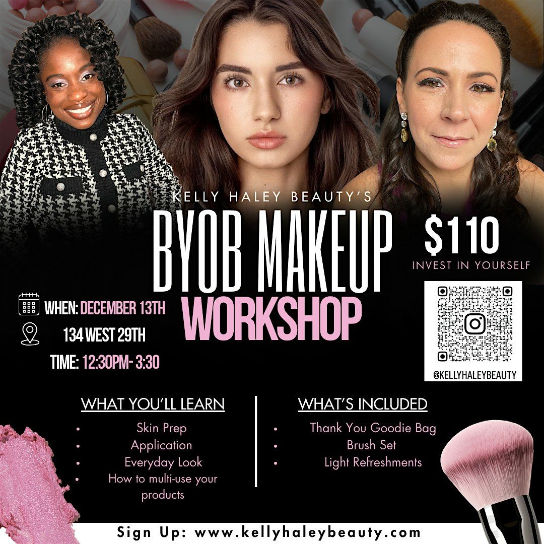 BYOB Makeup Workshop with Kelly Haley Beauty, 13 December | Event in New York | AllEvents