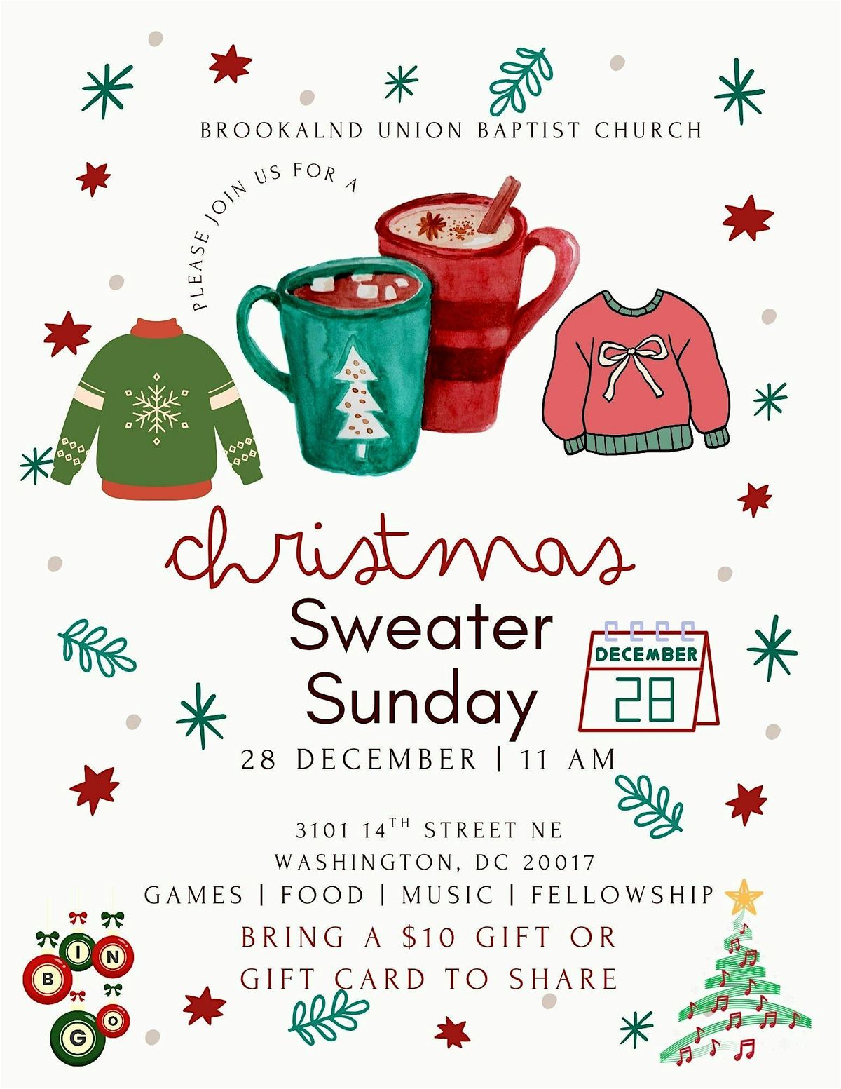 Christmas Sweater Sunday, 28 December | Event in Washington | AllEvents