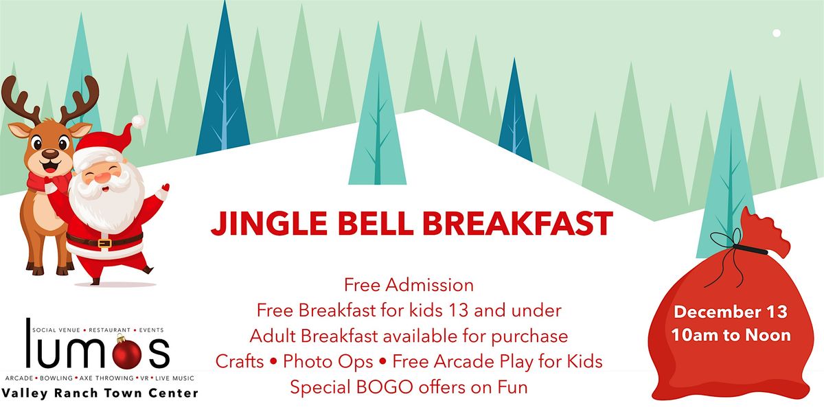 Jingle Bell Breakfast at Lumos!, 13 December | Event in New Caney | AllEvents