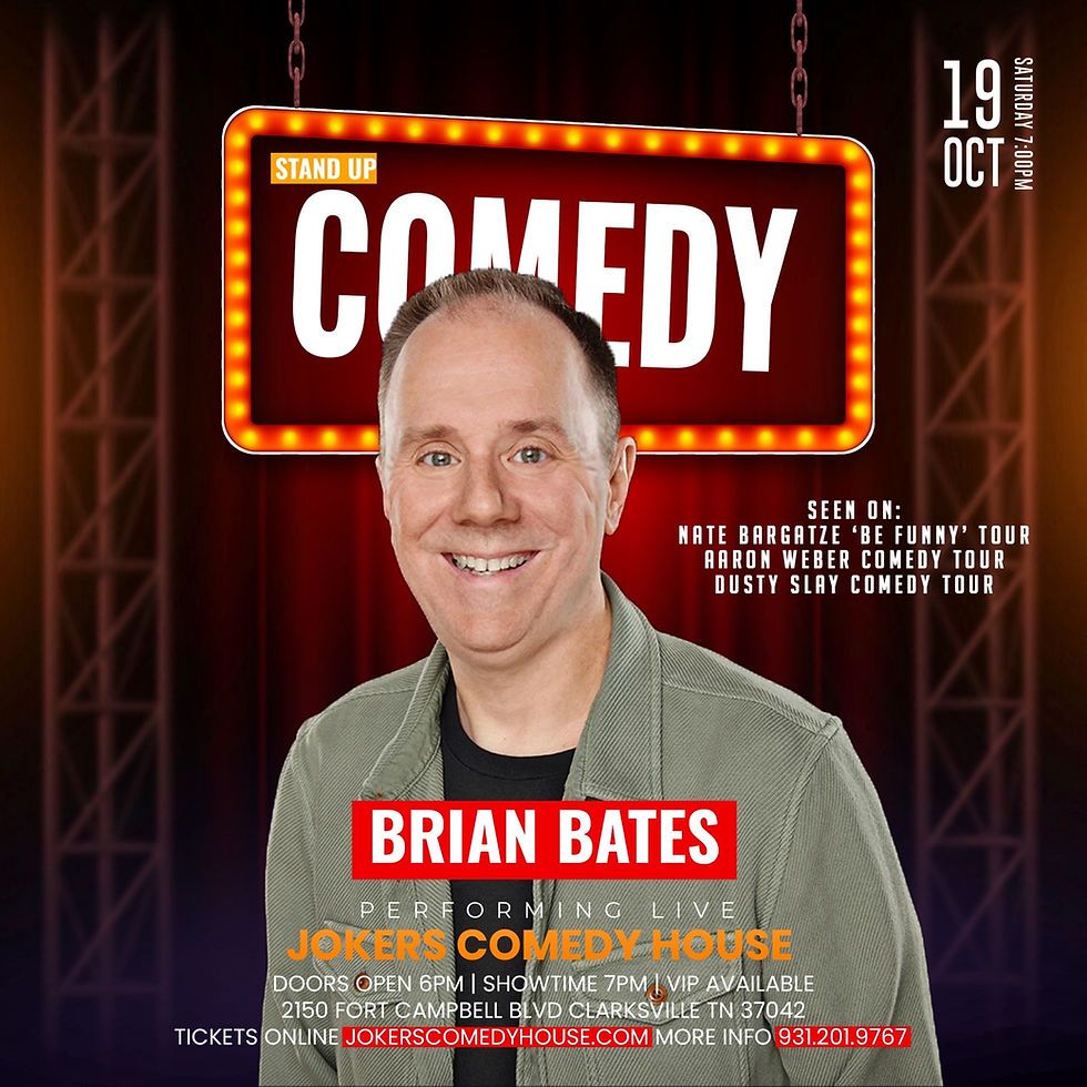 Brian Bates at Improv Comedy Club - Houston, 8 January | Event in Houston | AllEvents