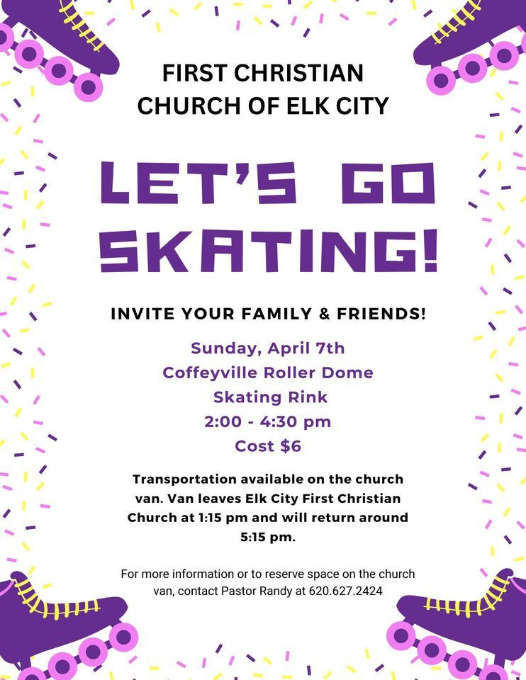 Lets Go Skating! , Roller Dome Skating Rink, Coffeyville, 7 April 2024 ...
