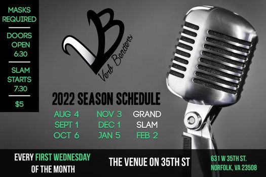 Verb Benders Slam August Season Opener 631 W 35th St Norfolk Va 23508 3103 United States August 4 2021 Allevents In Norfolk Va Events November 2022