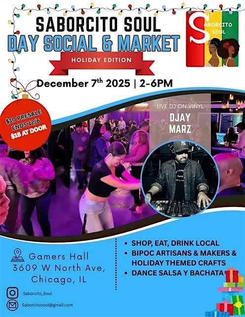 Saborcito Soul Day Social & Market *December Edition | Event in Chicago | AllEvents