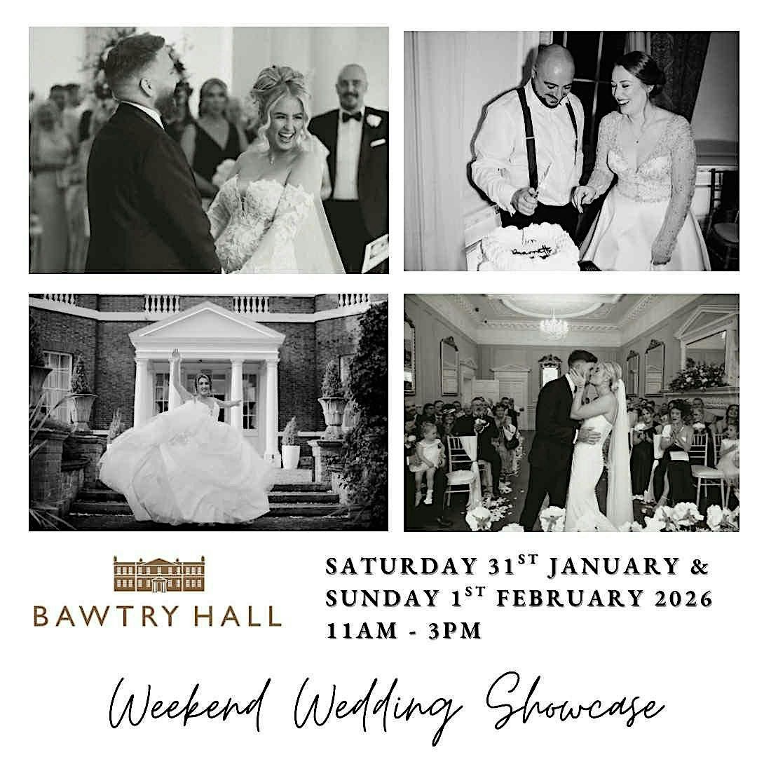 2026 Bawtry Hall Weekend Wedding Showcase, 31 January | Event in Bawtry | AllEvents