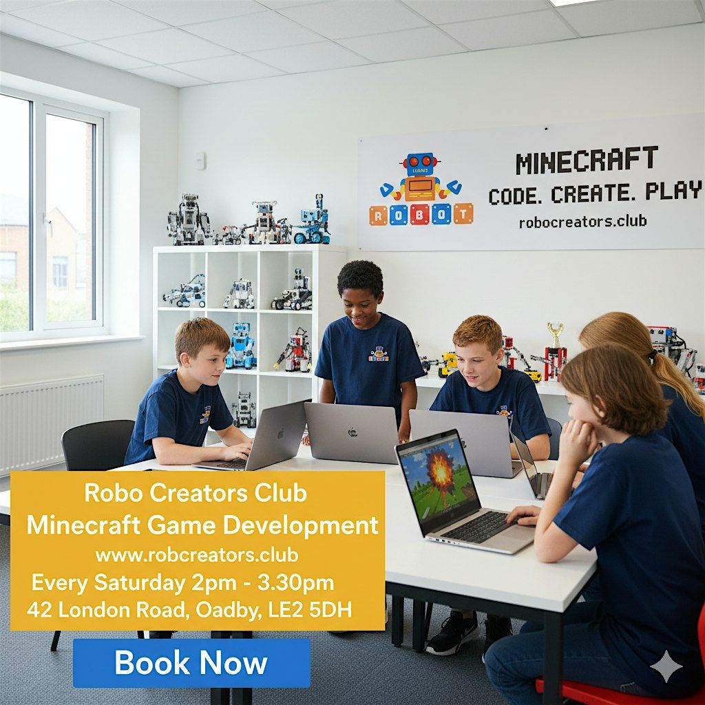 Minecraft Game Development for Kids, 6 December | Event in Oadby | AllEvents