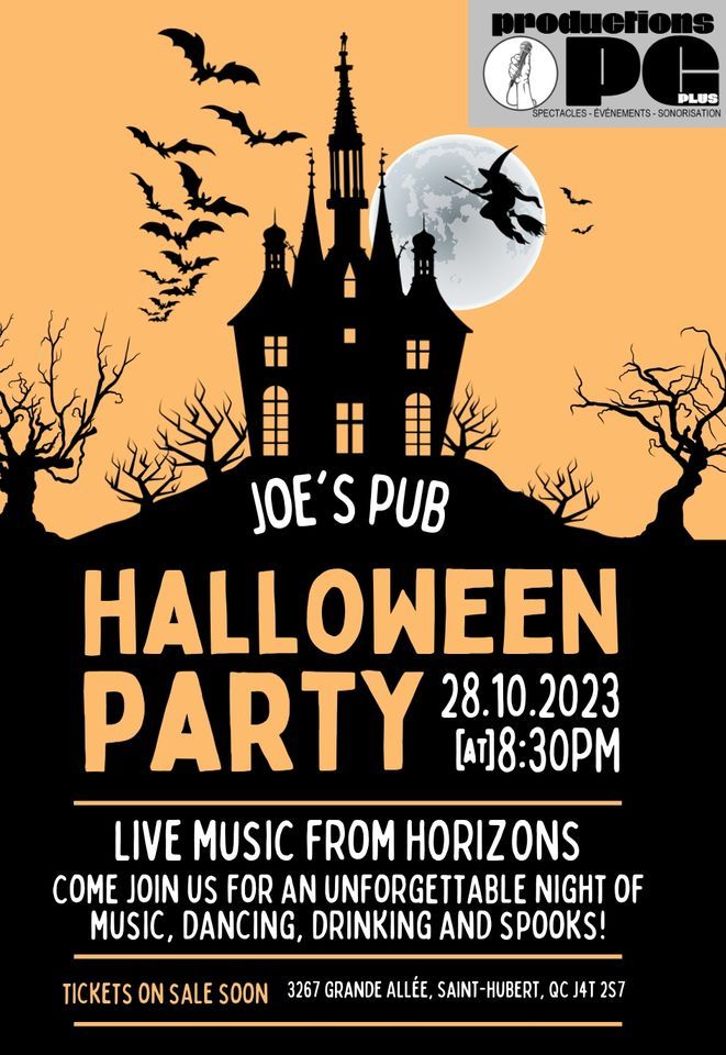 JOES PUB Horizons Spooky Scary Show ??, Joe Pub, Longueuil, October 28
