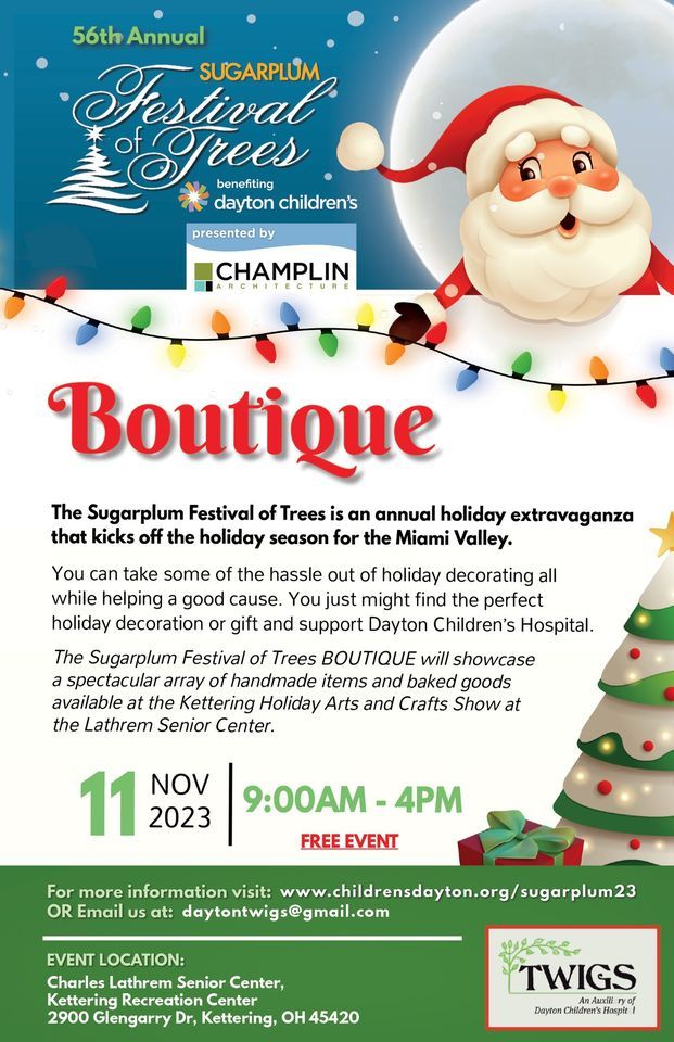 TWIG Craft Boutique Kettering Holiday Arts & Craft Show Benefits Dayton Childrens Hospital