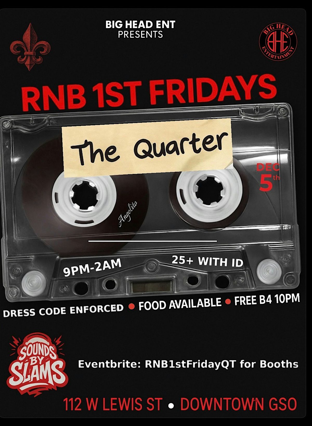 RnB 1st Fridays, 5 December | Event in Greensboro | AllEvents