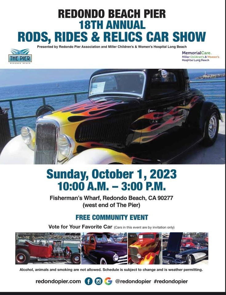 Redondo Beach Pier 18th Annual Rods, Rides & Relics Classi Car Show