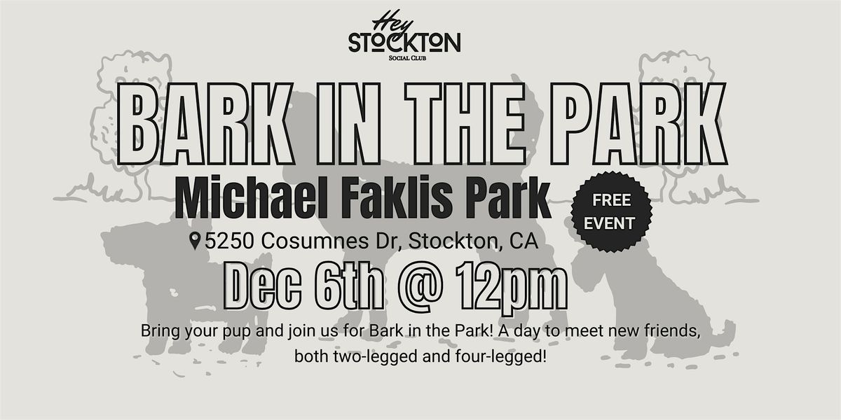 Bark in the Park, 6 December | Event in Stockton | AllEvents