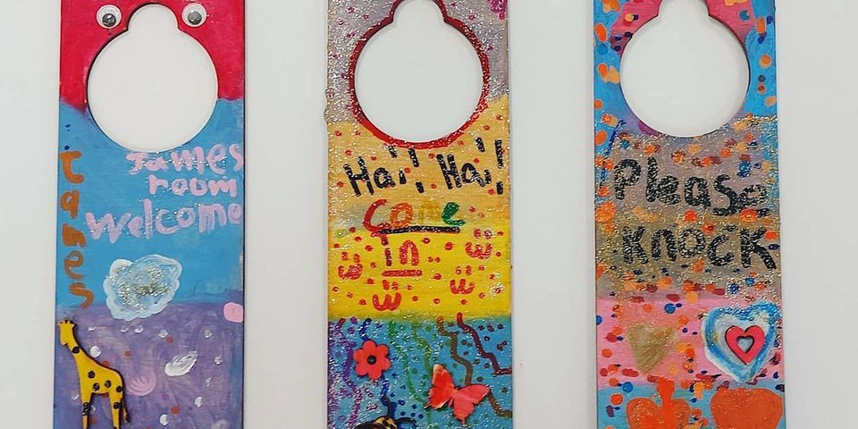 Creative Crafts (8-12yrs) - Wooden Door Signs (2), 185 Coleraine Road ...