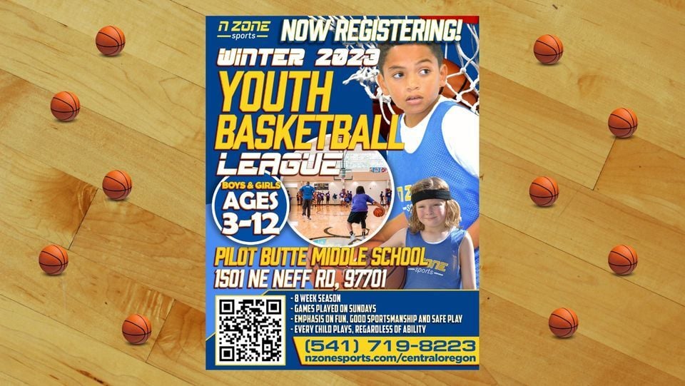 Winter Youth Basketball League, Pilot Butte Middle School, Bend