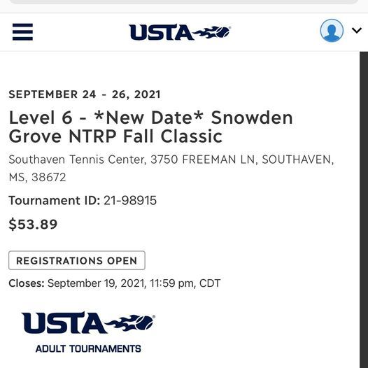 Snowden Grove Fall Classic, Snowden Grove Park, Southaven, September 24