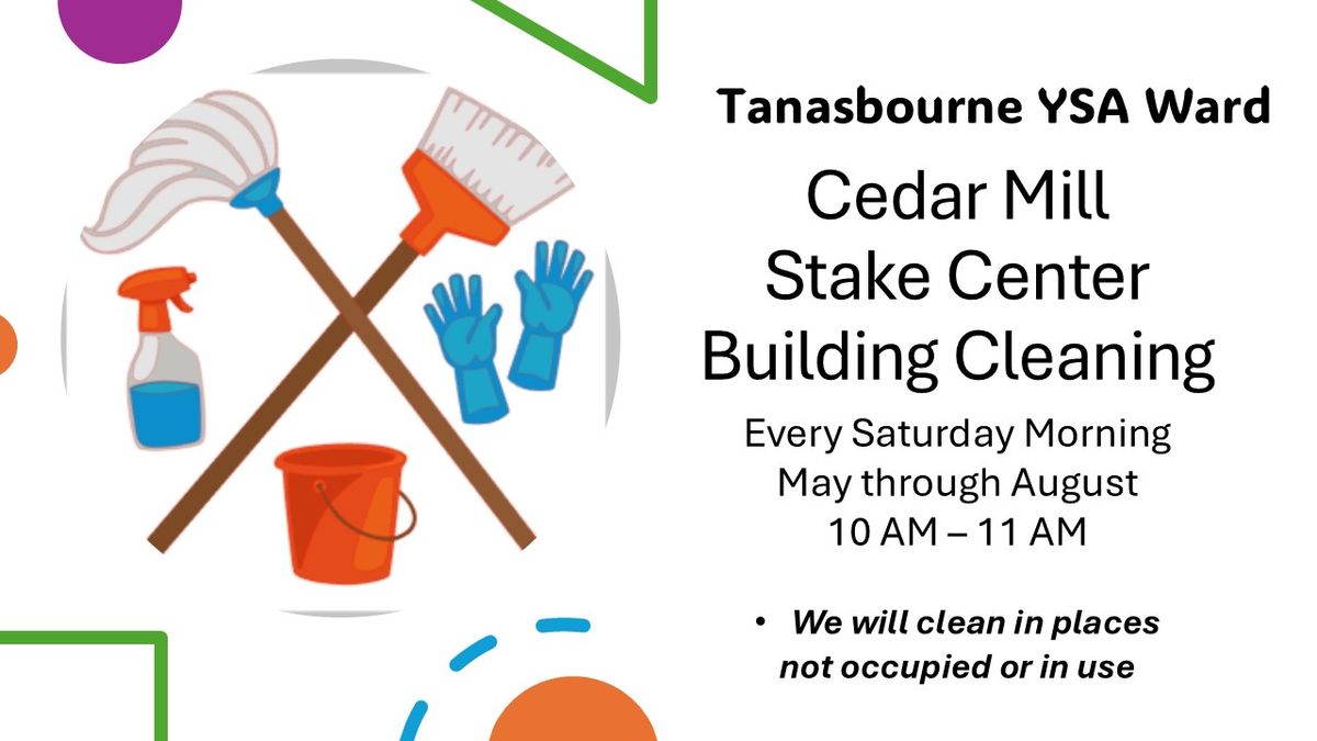 Tanasbourne YSA Ward Stake Center Cleaning, 23 August | Event in Beaverton | AllEvents