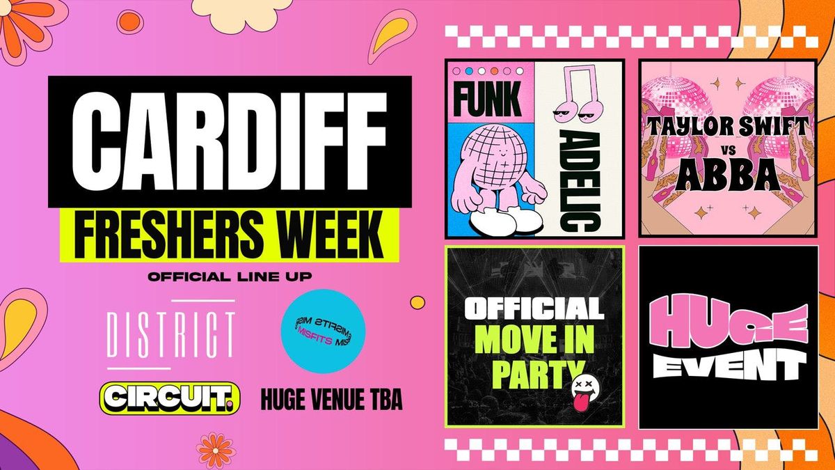 CARDIFF FRESHERS WELCOME WEEK 2025 🎓  Cardiff's Biggest Freshers Events! , 21 September | Event in Cardiff